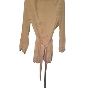 Fredericks of Hollywood Sheer Lace Robe S/M